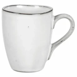 Mug Nordic Sand avec anse en grès | Gris clair
