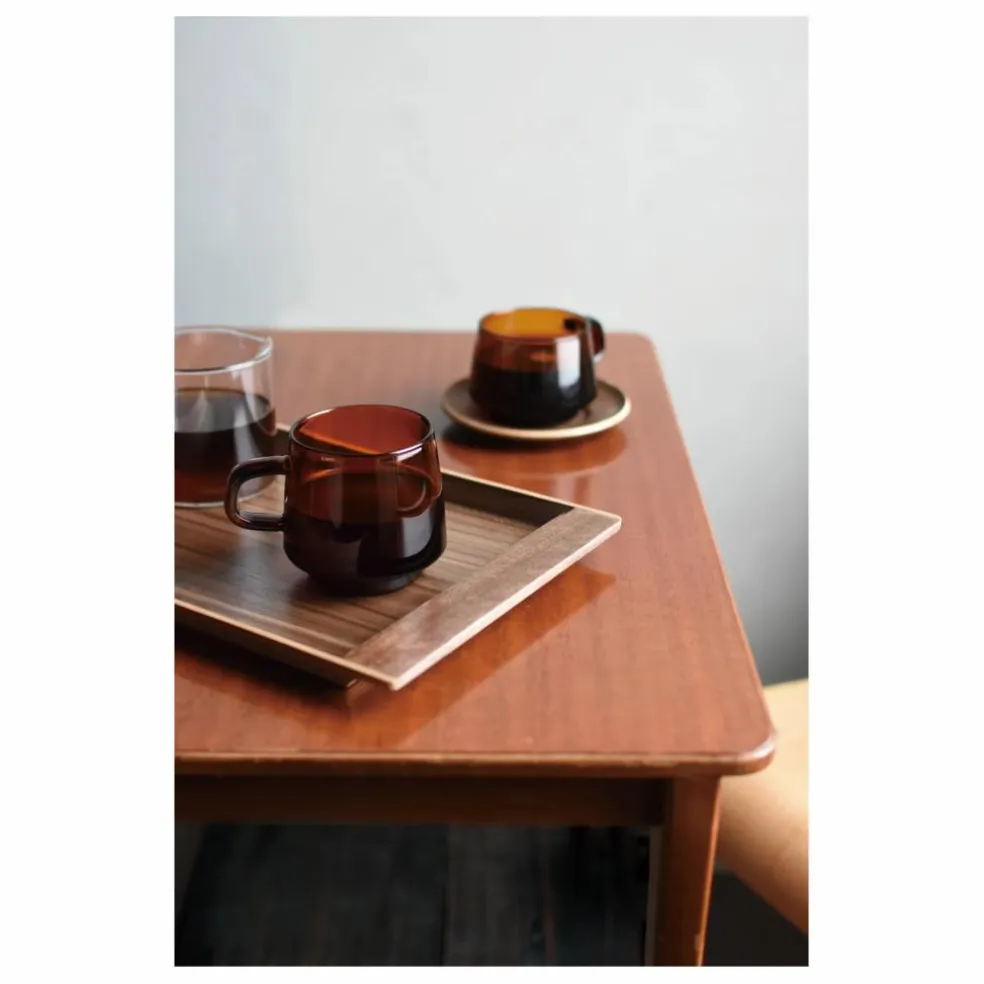 Mug Sépia en verre | Ambre