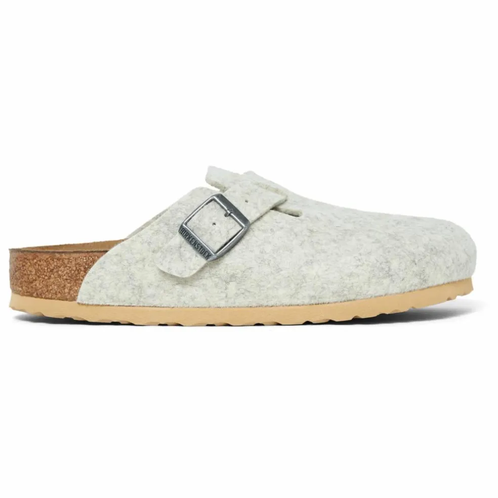 Mules Boston Laine Chaussant Etroit | Blanc cassé