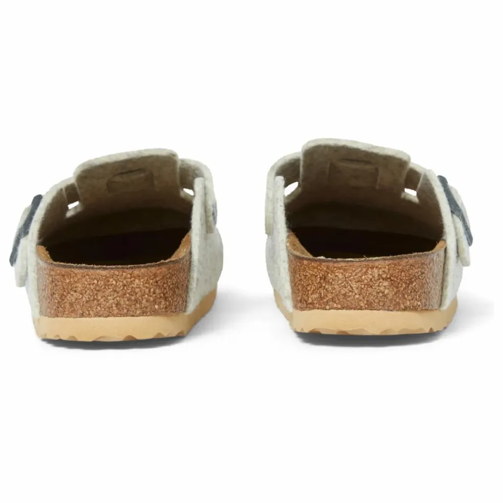 Mules Boston Laine Chaussant Etroit | Blanc cassé