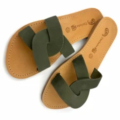 Mules Prune | Vert kaki