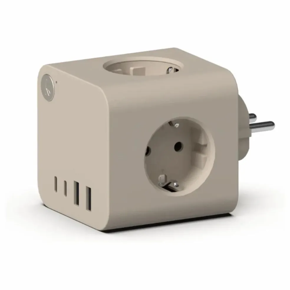 Multiprise compacte Ampie | Sable