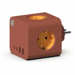 Multiprise compacte Ampie | Terracotta