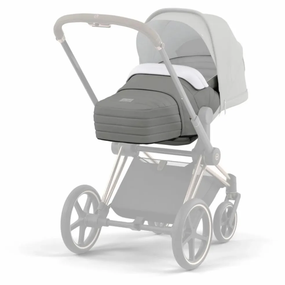 Nacelle souple Lite Cot pour poussettes Priam et Mios 2022 | Gris clair