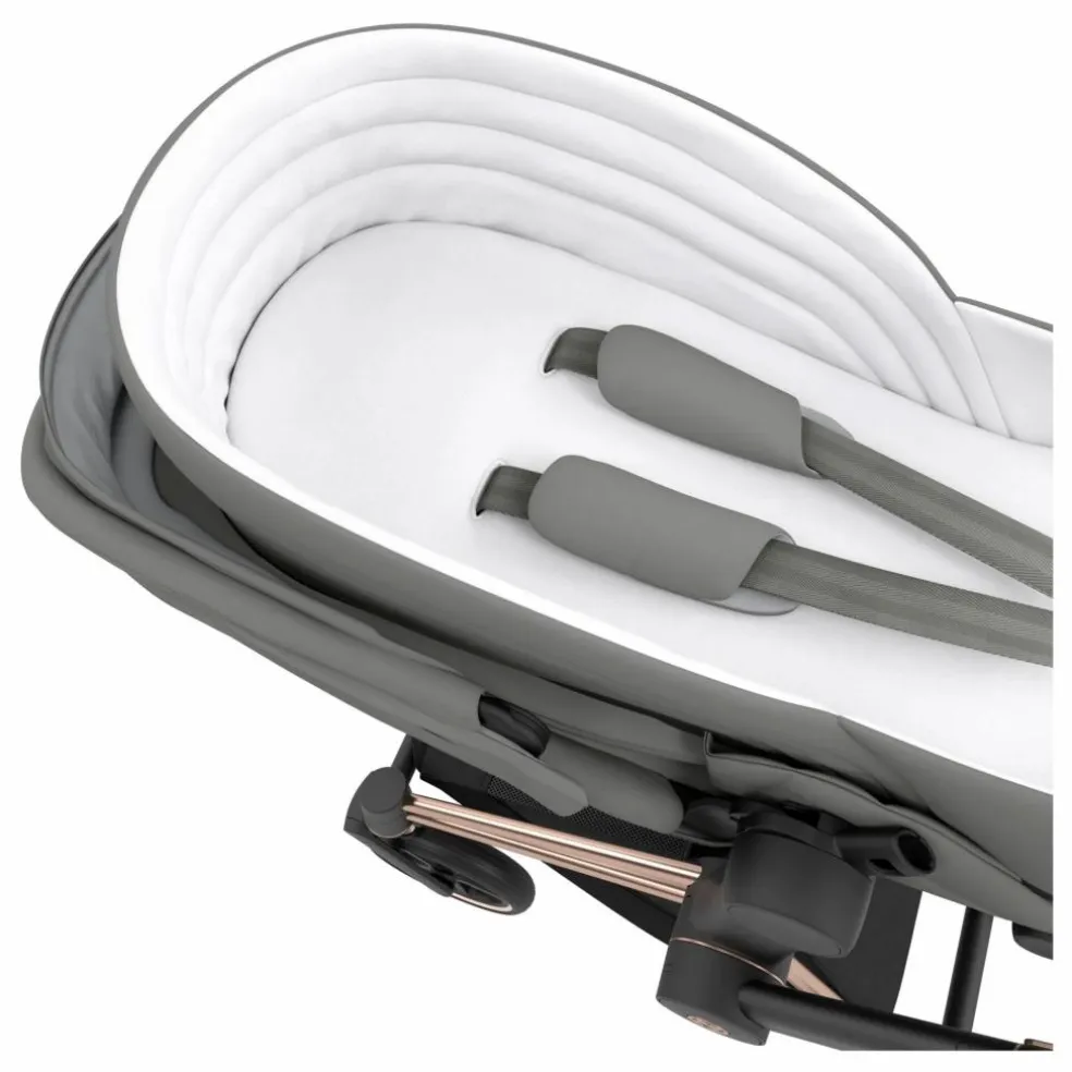Nacelle souple Lite Cot pour poussettes Priam et Mios 2022 | Gris clair