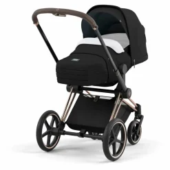 Nacelle souple Lite Cot pour poussettes Priam et Mios 2022 | Noir