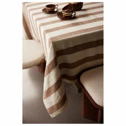 Nappe Bastide en lin | Terracotta