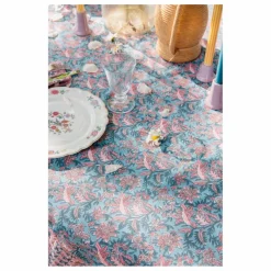 Nappe Carla en coton bio | Bleu
