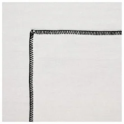 Nappe en Lin lavé-surfilée | Blanc cassé