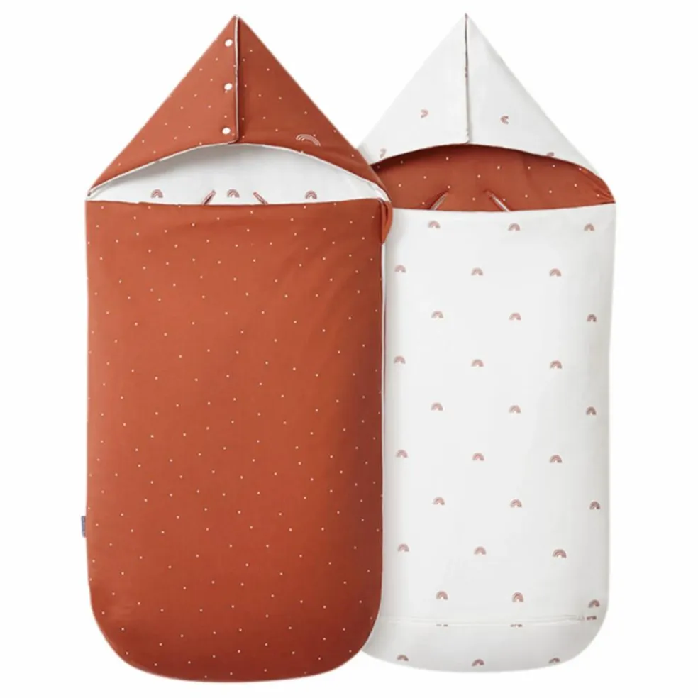 Nid d'ange multi-saisons réversible | Terracotta