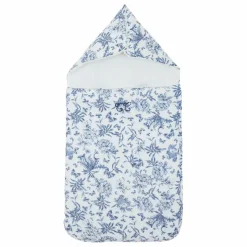 Nid d'ange Toile de Jouy | Bleu marine