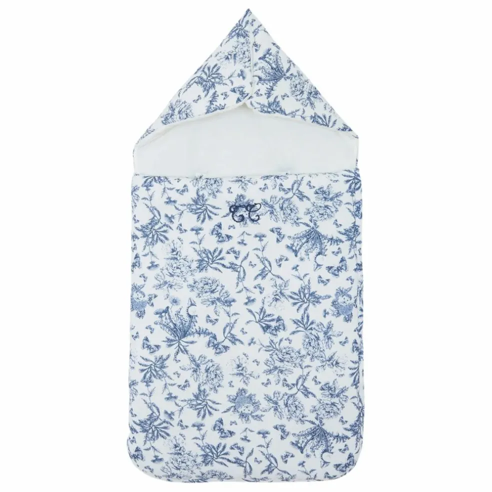 Nid d'ange Toile de Jouy | Bleu marine