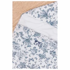 Nid d'ange Toile de Jouy | Bleu marine