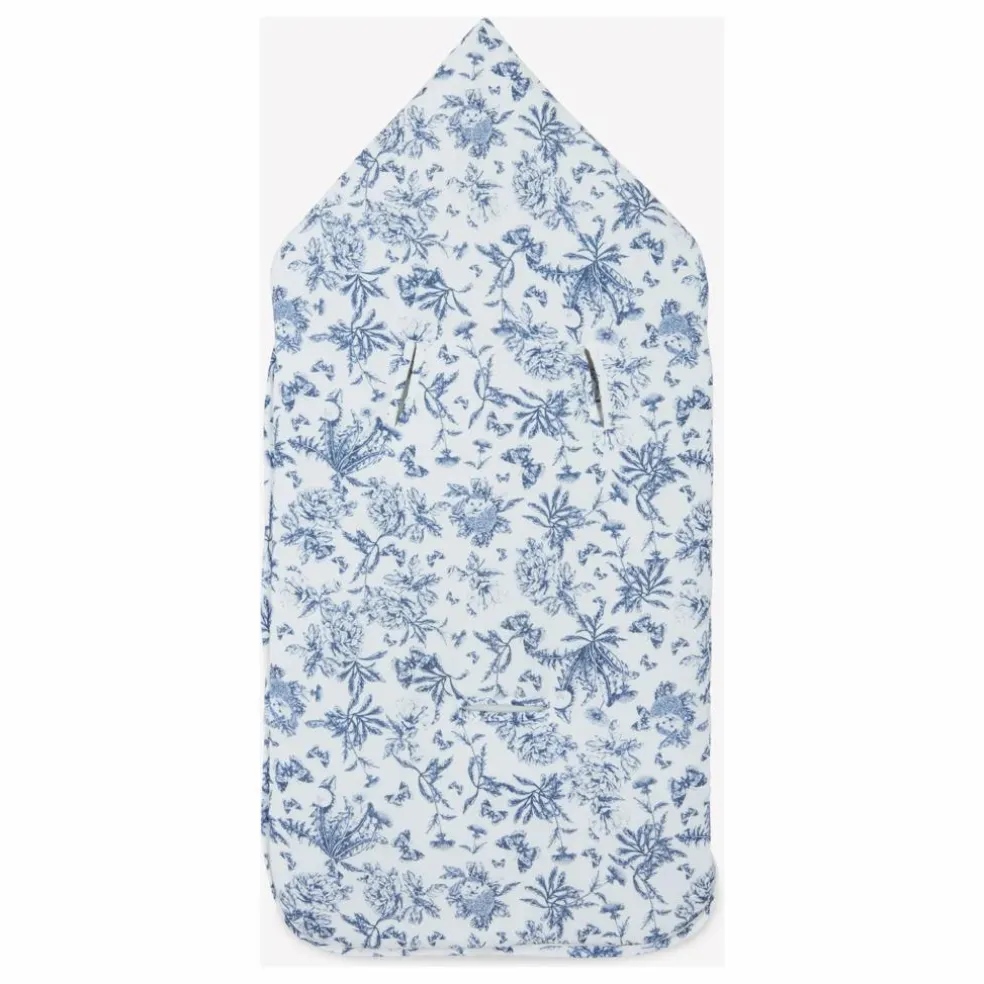 Nid d'ange Toile de Jouy | Bleu marine