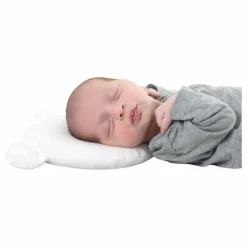 Oreiller 0-6 mois P'tit Panda 21x19 cm | Blanc