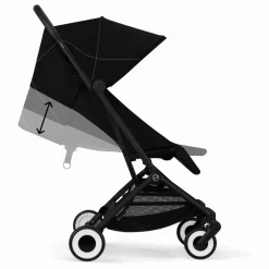 Orfeo - Poussette Ultra compacte | Noir