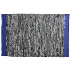 Paillasson en coton recyclé Matt | Noir