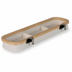 Panier à suspendre à compartiments pour table à langer | Beige