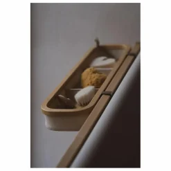 Panier à suspendre à compartiments pour table à langer | Beige
