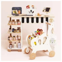 Panier complet de courses et scanner