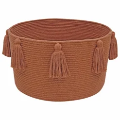 Panier de rangement à pompons | Marron clair