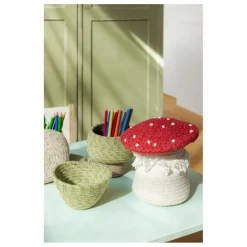 Panier de rangement Champignon | Rouge
