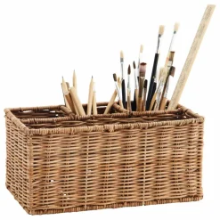Panier de rangement en rotin