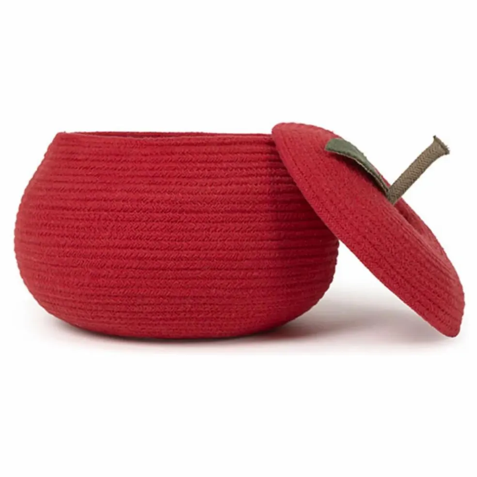 Panier de rangement Pomme | Rouge