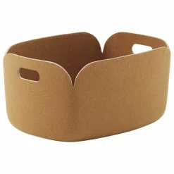 Panier de rangement Restore | Jaune moutarde