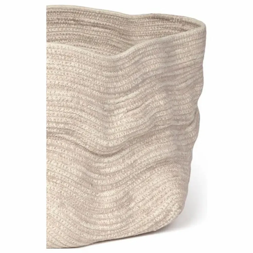 Panier de rangement Stonewashed | Ecru