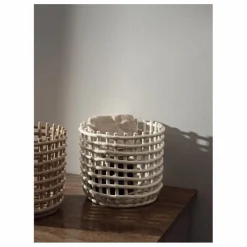 Panier en céramique | Blanc