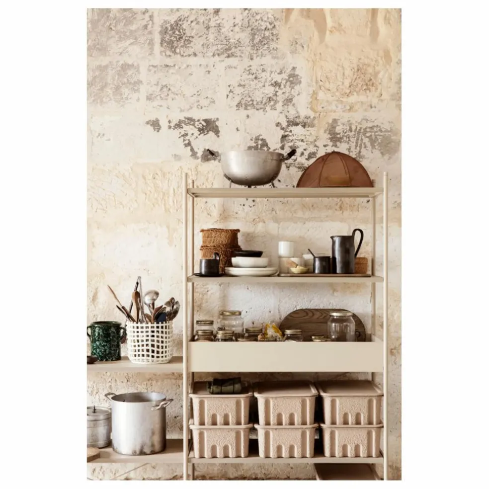 Panier en céramique | Blanc