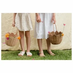 Panier en rotin Petal