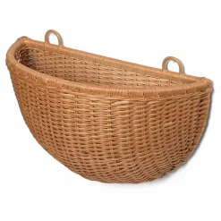 Panier mural en rotin - set de 2