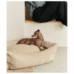 Panier pour chien en bouclette Snozy | Beige