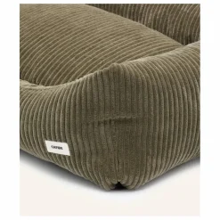 Panier pour chien en velours côtelé Snozy | Vert