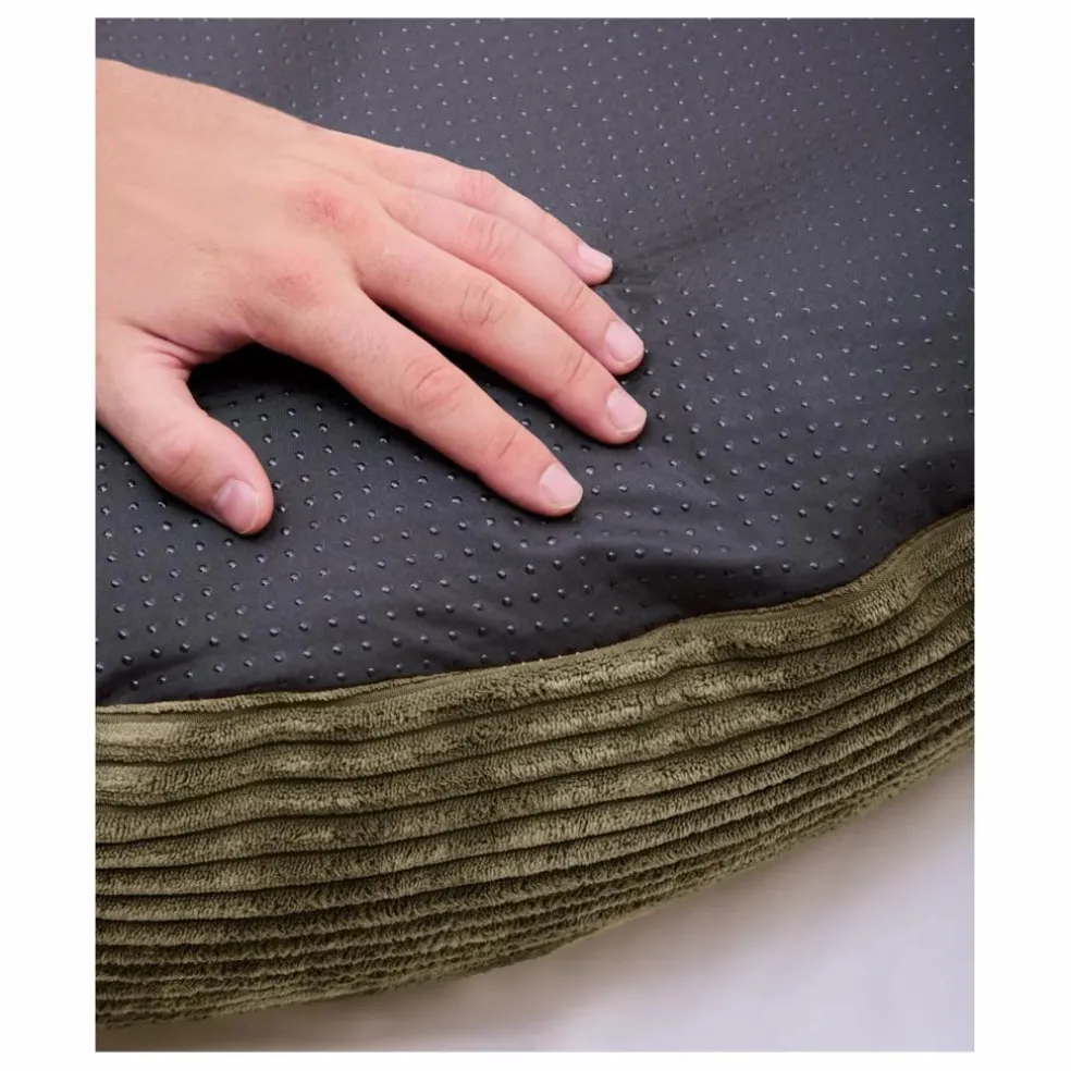 Panier pour chien en velours côtelé Nuba | Vert