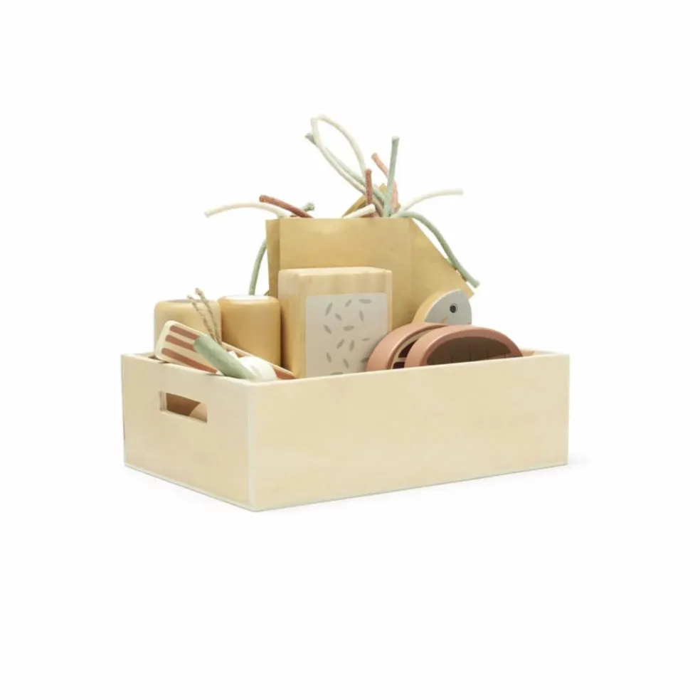 Panier repas en bois