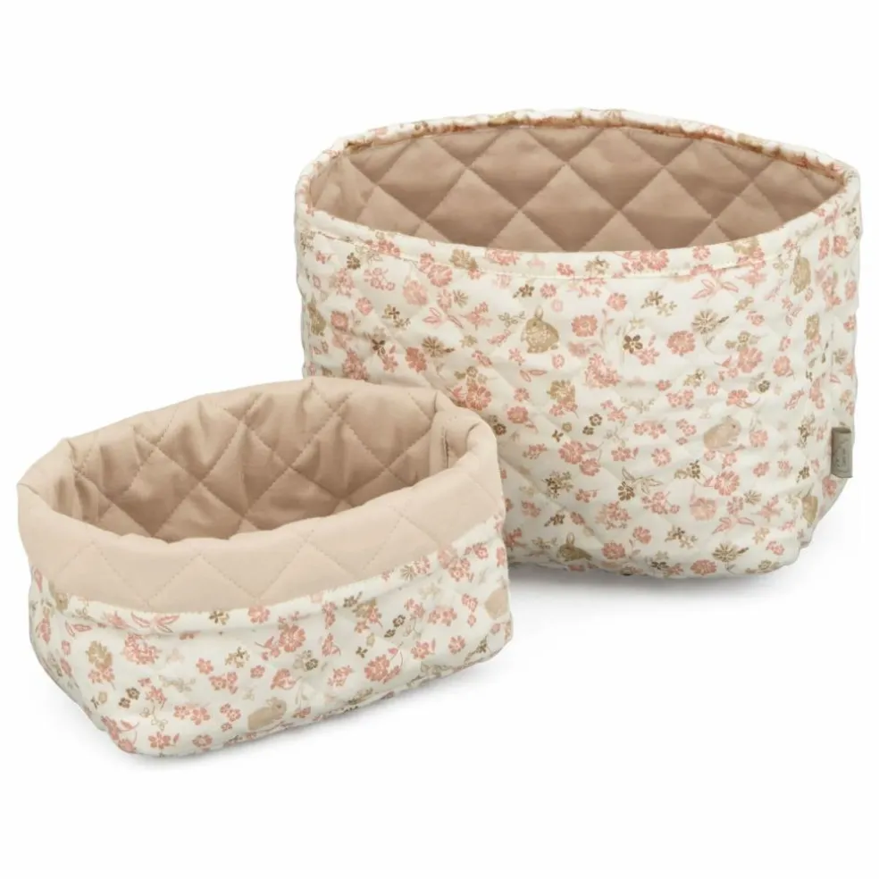 Paniers de rangement Augusta - Set 2 | Rose pêche