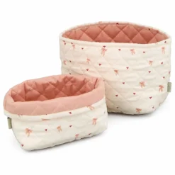 Paniers de rangement Bows - Set 2 | Rose