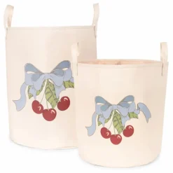 Paniers de rangement Cherry - Set de 2 | Rose