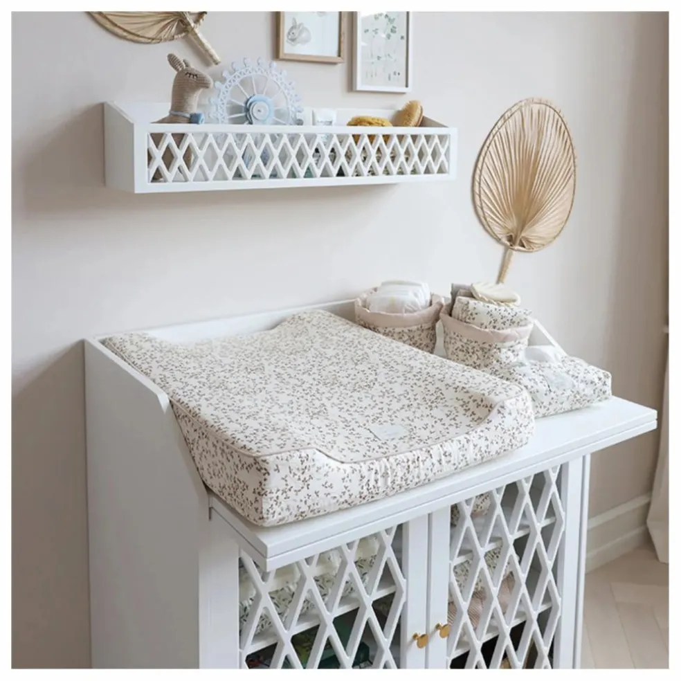 Paniers de rangement matelassés Lierre - set de 2