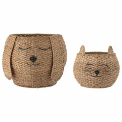 Paniers de rangement Milus - Set de 2 | Beige