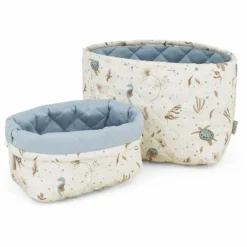 Paniers de rangement Sea Garden - Set 2 | Bleu