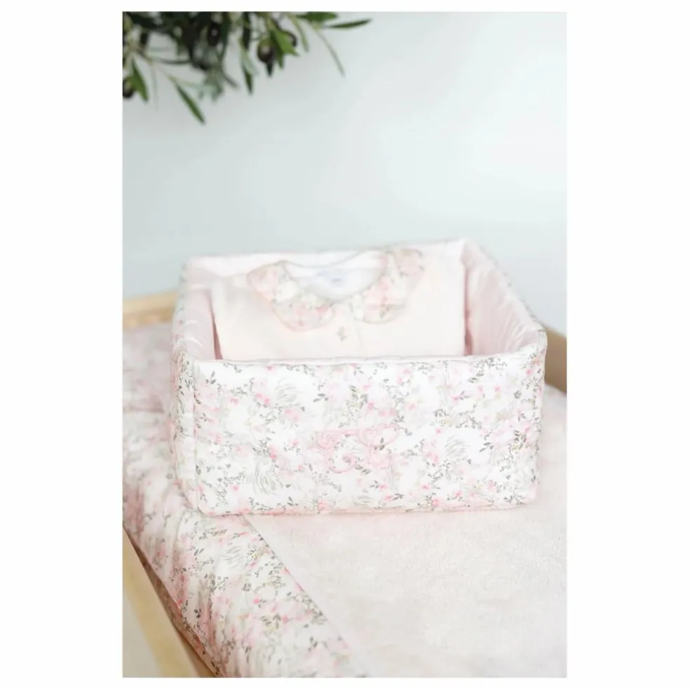 Panière Jardin Hivernal | Rose