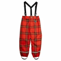 Pantalon à Bretelles Edelweiss Fibres Recyclées | Rouge