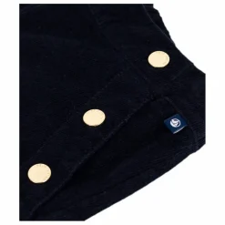 Pantalon à Pont Velous Côtelé | Bleu nuit