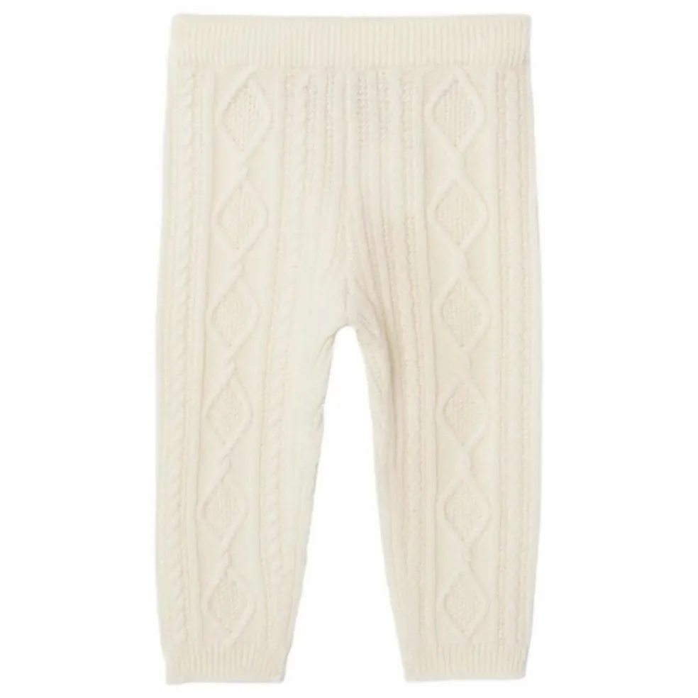 Pantalon à Torsades Cachemire | Ecru