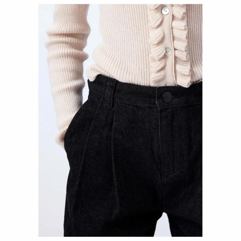 Pantalon Aeisha Coton Bio | Noir