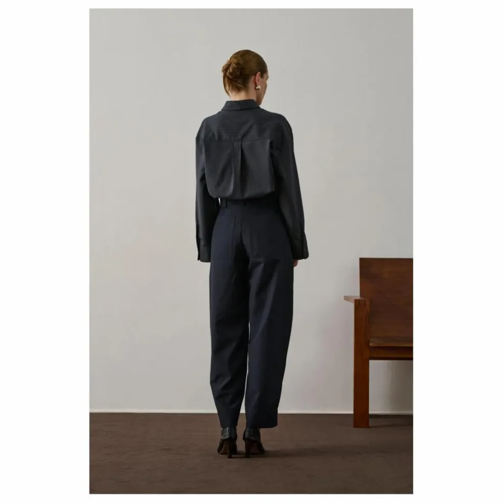 Pantalon Alouette Laine Vierge | Bleu marine